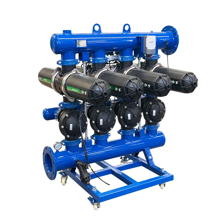 4 လက်မ 3pcs အလိုအလျောက် backwash disc filter